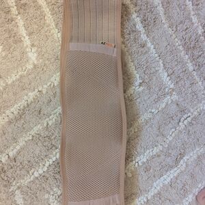 AZMED Maternity Belt Support Binder Pregnancy Belly Band Fit Up to 46 Inch Beige